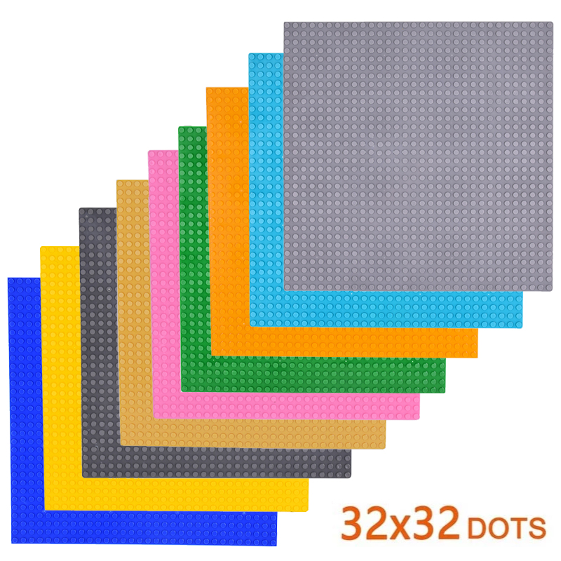 人仔收纳积木底板小颗粒通用大板积木墙面拼插MOC拼装玩具32x32点-封面