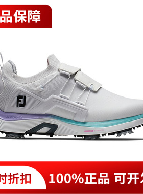 FootJoy高尔夫球鞋女士HyperFLex系列轻量经典时尚FJ有钉鞋BOA