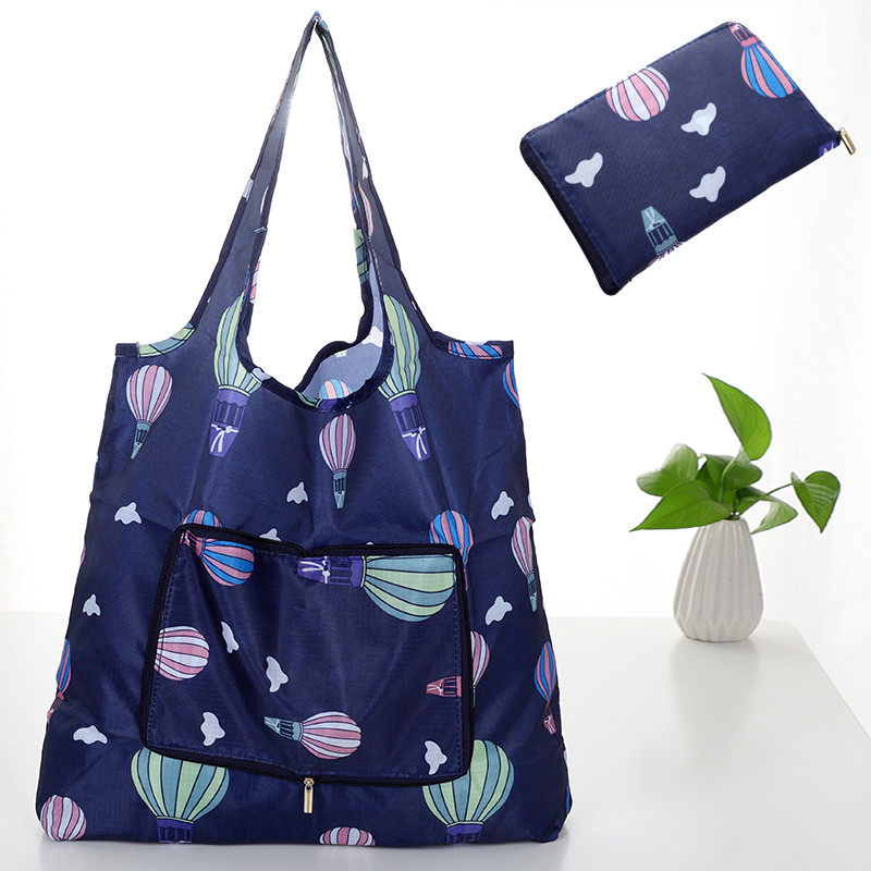 超市环保购物袋牛津布买菜包大容量便携式折叠购物袋外出手提袋子