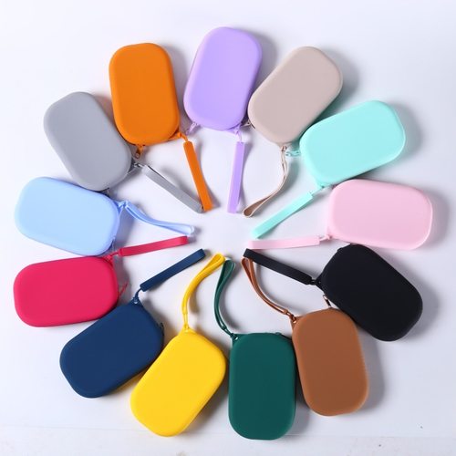 大容量收纳包硅胶便携简约小包化妆包零钱口红收纳袋钥匙包手腕包