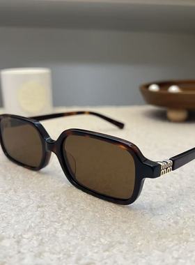 海的潮Jennie宽小方块墨镜可配镜