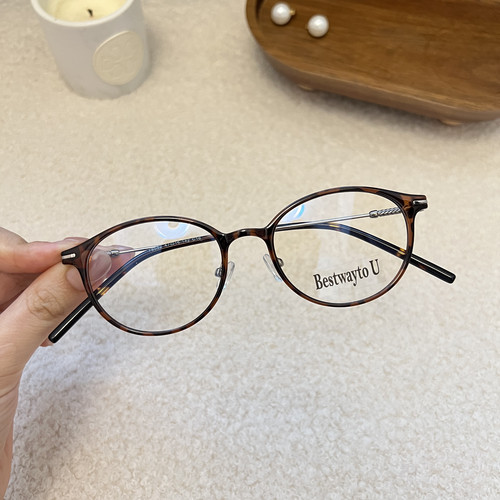 海的潮中小框书呆子TR90眼镜框