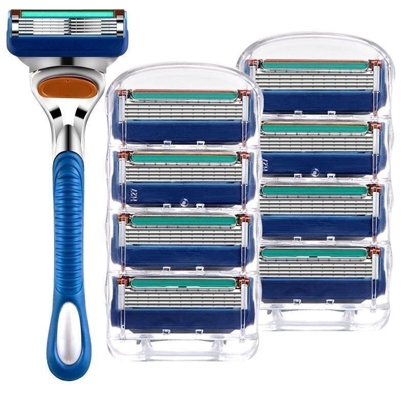 德国吉利锋5速通用刀头5层手动剃须刀片刮胡刀头男隐胡须刀,家庭/个人清洁工具,剃须刀,淘宝优惠券,粉丝福利购,淘宝优惠卷