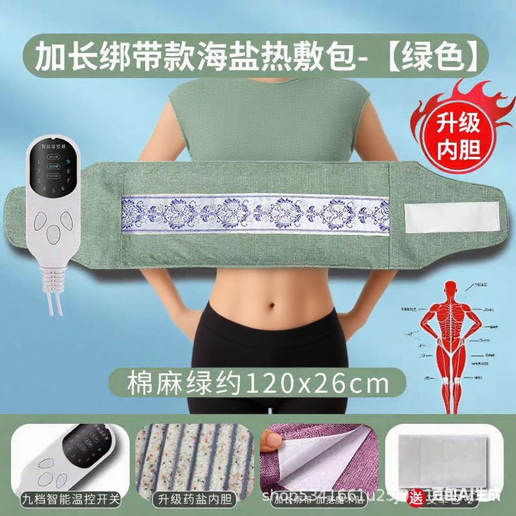电加热三伏灸海盐热敷养生包艾