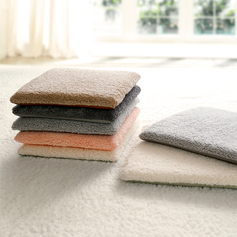 记忆棉毛绒冬天保暖地板椅子坐垫