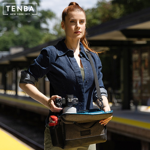 天霸单肩相机包斜跨大容量加厚