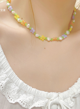 果冻感水晶天然淡水珍珠少女感