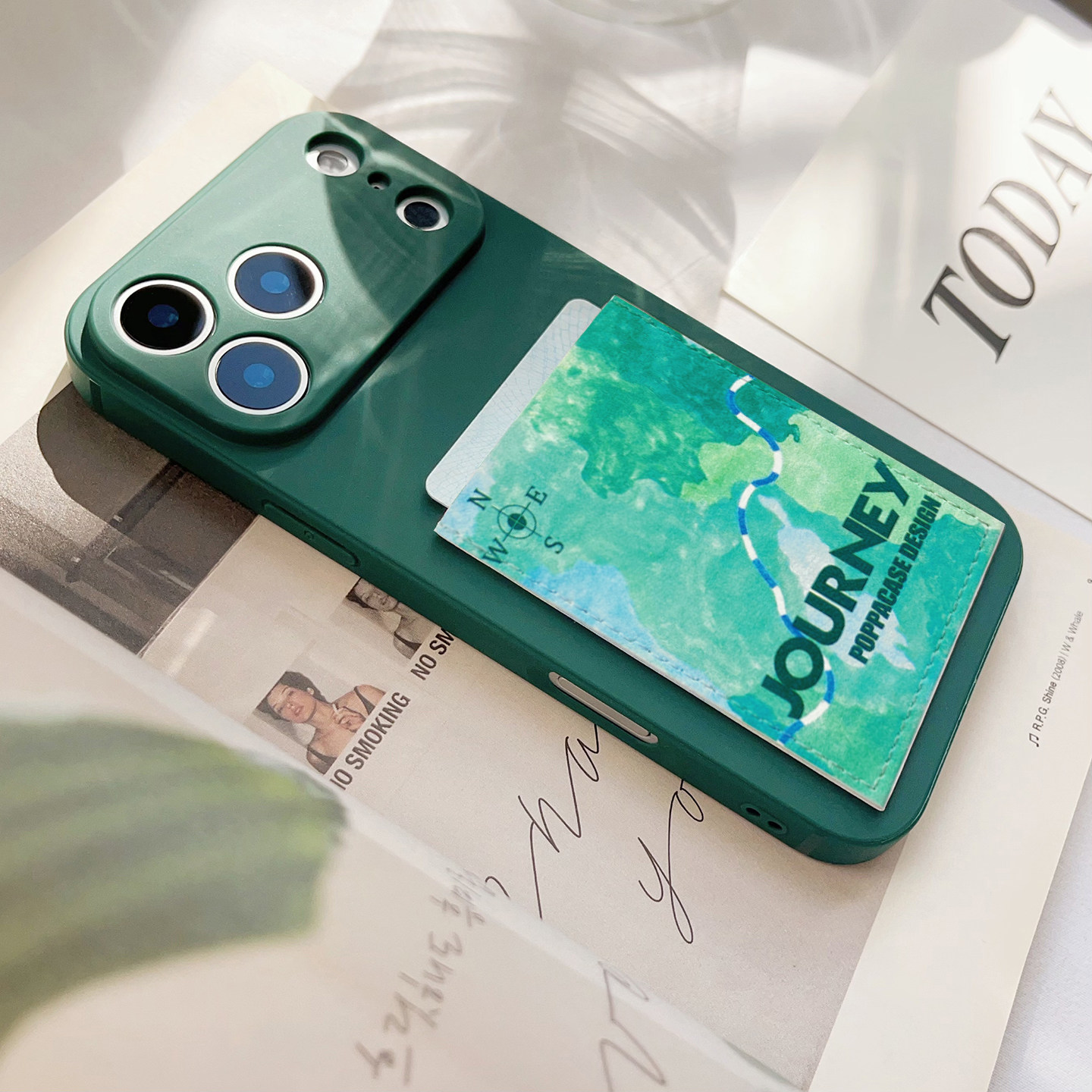 指南针旅游带卡包手机壳收纳证件苹果17promax精孔16promax防摔iPhone17pro独立皮质装卡套14/15文艺交通卡贴