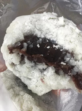 北京牛街白记年糕艾窝窝6个糍粑饭团糯米粘米清*真小吃香甜软糯