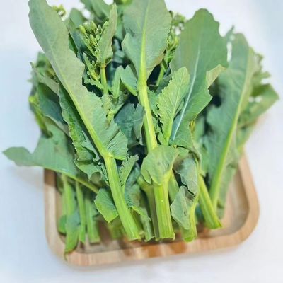 四川新鲜青油菜苔油菜心甜菜心油菜尖霜打菜苔时令蔬菜农家油菜苔