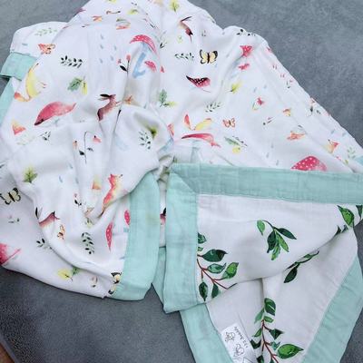 ins高品质竹棉盖毯舒服软糯浴巾