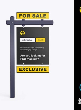 房地产标志ps样机城市导视展板VI品牌设计logo展示素材源文件代下