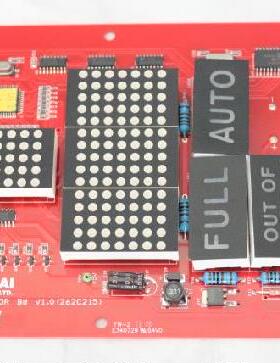 现代电梯轿内显示板OPB-CAN-INDICATOR Bd V1.0 262C215 内呼显示