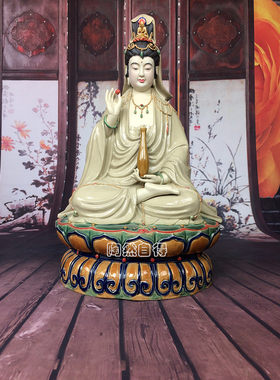 工艺新中式风观音菩萨禅意佛像