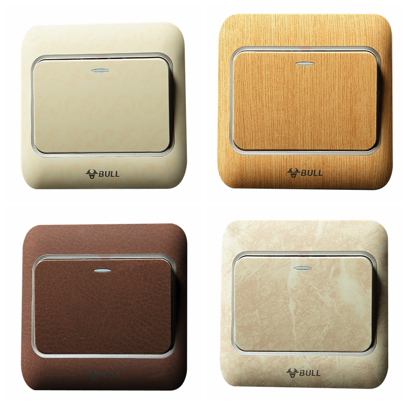 正品特价单控开关BULL/公牛