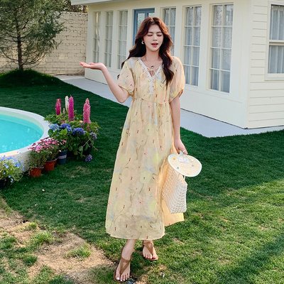 夏季爆款超仙独特温柔风气质裙子