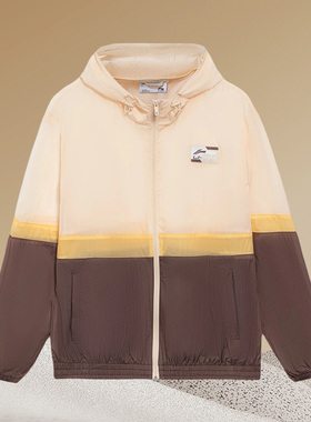 LI-NING李宁肖战同款男子连帽宽松运动风衣梭织外套AFDS309