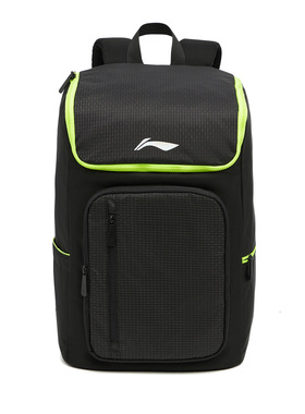 李宁正品2024新款乒乓球系列男女同款经典大容量双肩包ABSU067