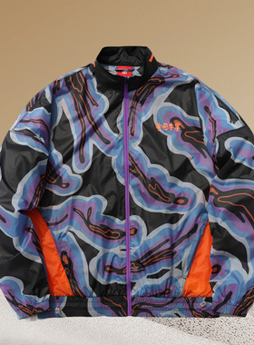 中国李宁正品系列男子宽松运动艺术风衣外套AFDR295