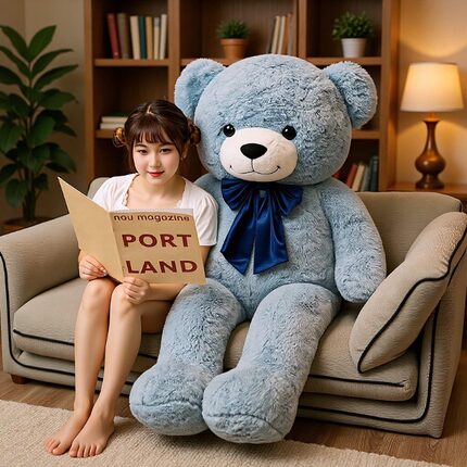超大号泰迪熊毛绒玩具熊猫公仔丝带熊送女生生日礼物抱抱爱心大熊