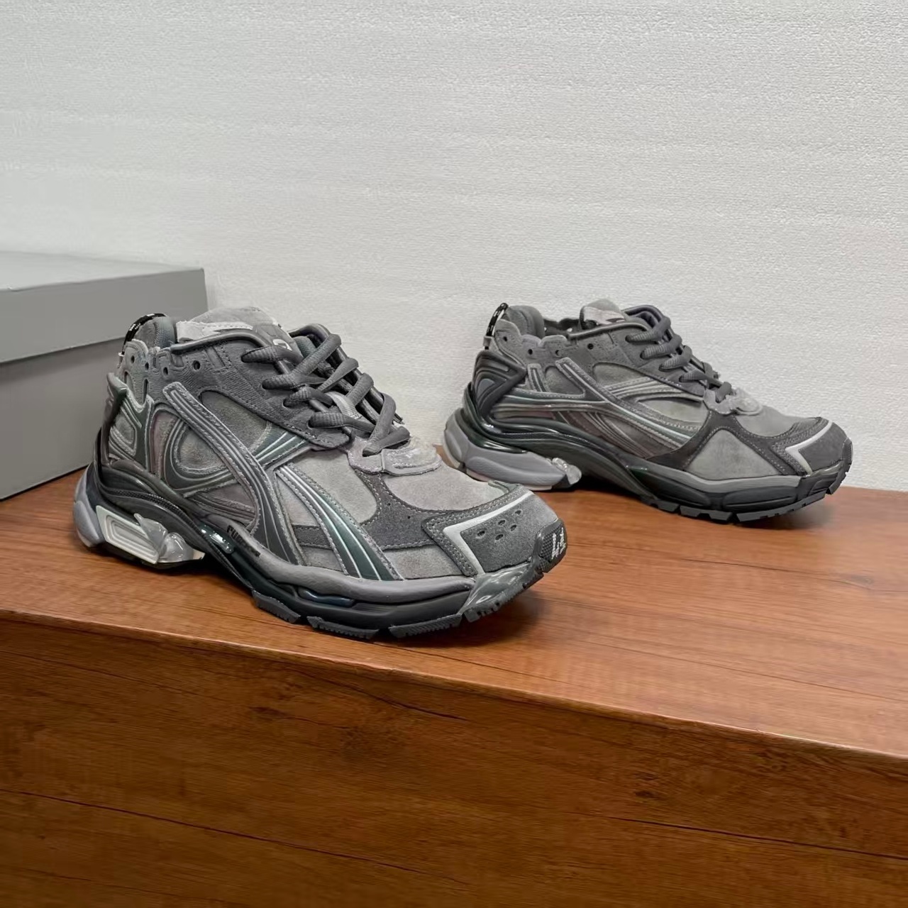 2026新款机能风厚底增高老爹鞋男