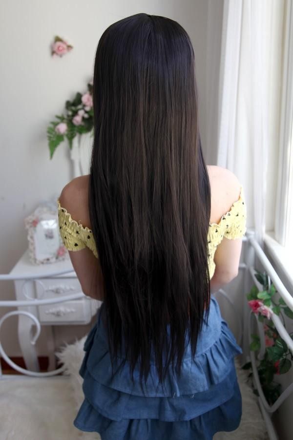 Perruque Long cheveux raides - Ref 2610028 Image 4