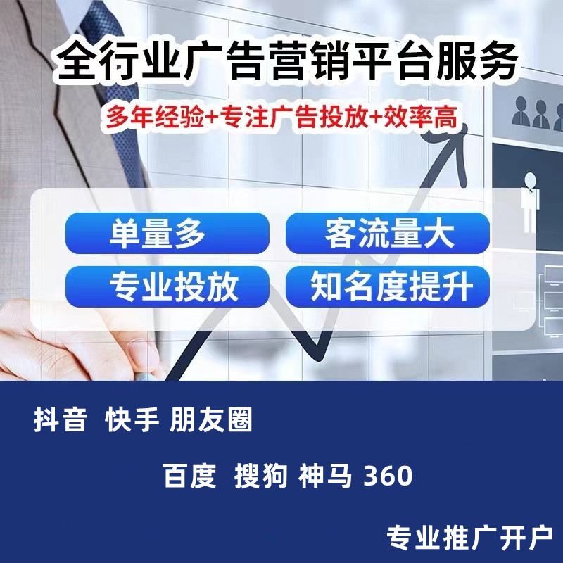 朋友圈抖音快手广告投放百度36商务服务