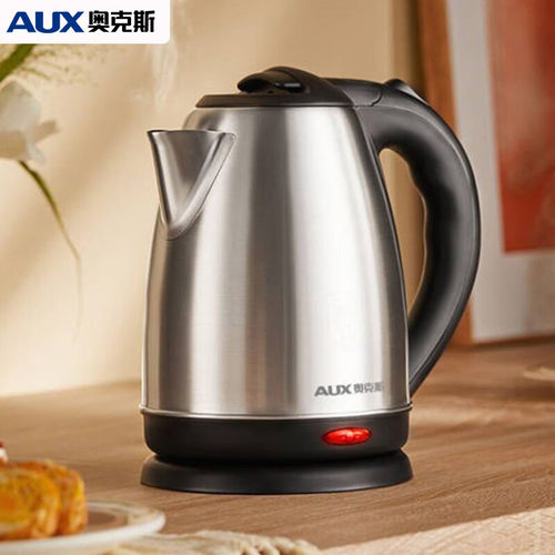AUX/奥克斯 HX-18B07电热水壶烧水壶家用304钢保温热水壶自动断电