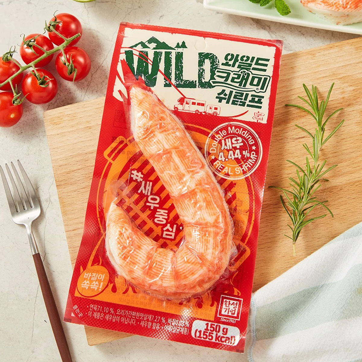 韩国进口客唻美巨无霸鲜虾鳕鱼棒