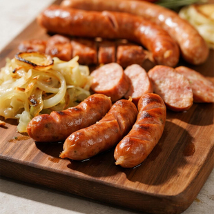 临期特华得精选法兰克福牛肉肠1000g方便速食热狗早餐夜宵三明治