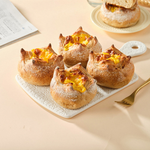 微瑕疵河马同款 无花果乳酪欧包4个共240g方便速食早餐夜宵饱腹