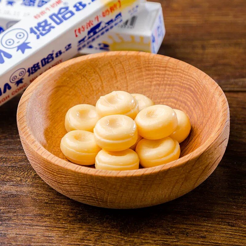 临期UHA/悠哈牛奶糖37克条装特浓牛奶口味硬糖喜糖办公室小零食