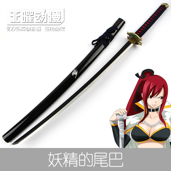 妖精的尾巴艾露莎红缨动漫木刀