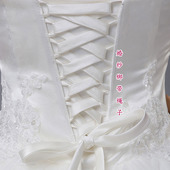 婚纱后背绑带绳子婚纱绑带礼服绑带绳子礼服绑带婚纱带子两米长度