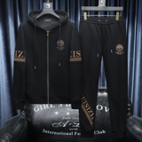2025秋冬新款IUIUG轻奢潮流卫衣男休闲运动套装D320-T87749-P290，男装休闲套装，电商D322