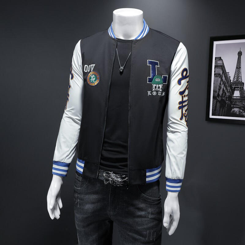 2023新款IUIUG苏格麻韩版修身潮流男士夹克D322-27851-P145,男装卫衣,电商D320(原D215)