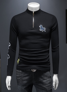 2025秋冬新款 轻奢品质半高领双面绒打底衫 D320-88313-P110