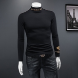 2023秋冬新款IUIUG轻奢品质半高领双面绒打底衫D322-87362-P100，男装卫衣，电商D320-1