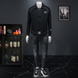 2025秋冬海岛绒面料IUIUG轻奢潮流男士重工外套D320-88259-P190，男装夹克，电商D320-1