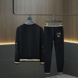 2025秋冬新款IUIUG轻奢潮流卫衣男休闲运动套装D320-T87248-P260，男装休闲套装，电商D322