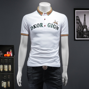 2025夏季欧货 IUIUG欧货潮流丝光棉短袖t恤男 D320-87528-P80图片
