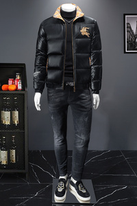 2023冬季 标90白鸭绒高奢立领刺绣羽绒服D320-87022-P290图片