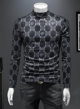 2025秋冬新款 轻奢品质半高领双面绒打底衫 D320-88347-P100