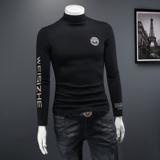 2025秋冬新款IUIUG轻奢潮流高领卫衣打底衫假模D320-87392-P100，男装卫衣，电商D320-1