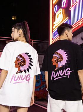 光变【印第安人】2026年夏季潮牌索罗娜短袖T恤男 D320-88375-P85
