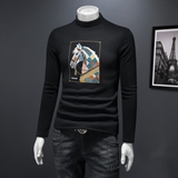 2025秋冬新款羊毛打底衫轻奢品质半高领D320-88340-P115，男装卫衣，电商D320-1