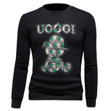 2023秋冬新款IUIUG精品斐勒棉休闲卫衣打底衫D322-87292-P125，男装卫衣，电商D320-1