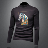 2025秋冬新款羊毛打底衫轻奢品质半高领D320-88340-P115，男装卫衣，电商D320-1