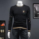 2023秋冬新款IUIUG精品斐勒棉休闲卫衣打底衫D322-87248-P125，男装卫衣，电商D320-1