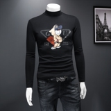 2023秋冬新款IUIUG轻奢品质半高领双面绒打底衫D320-27937-P95，男装卫衣，电商D320(原D215)
